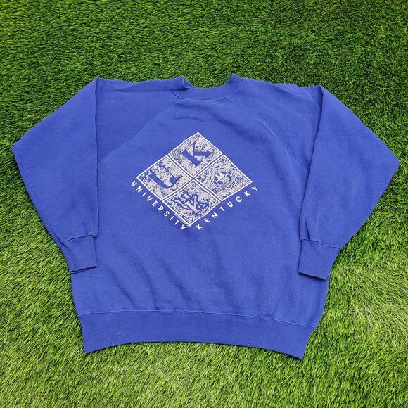 Vintage 1991 Kentucky University Sweatshirt Womens XL 24x24 - Picture 1 of 13